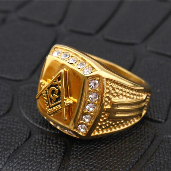 Stainless Steel Cool Gold Ring