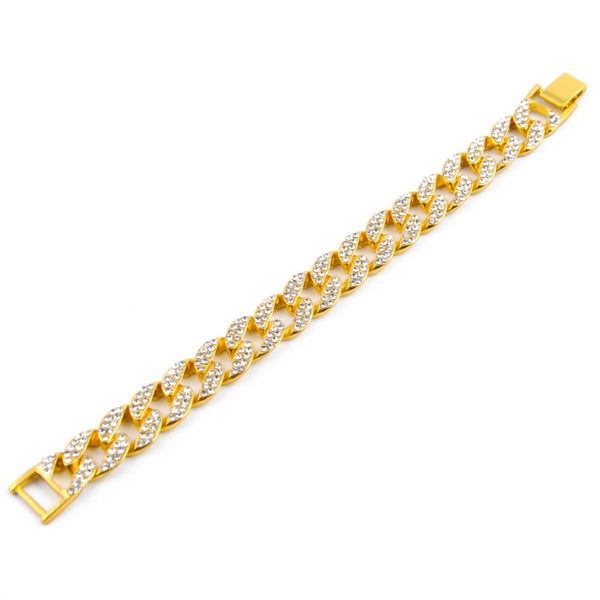 Gold Fully Iced Out Bracelet