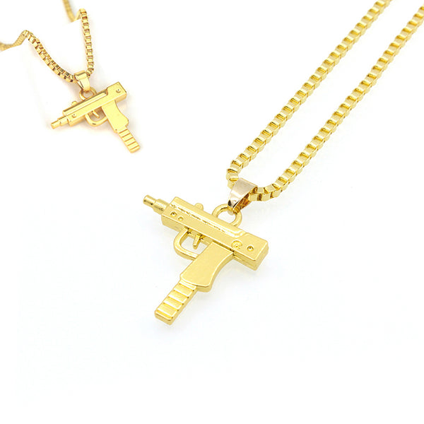 Hip Hop Charm Gun Pendant
