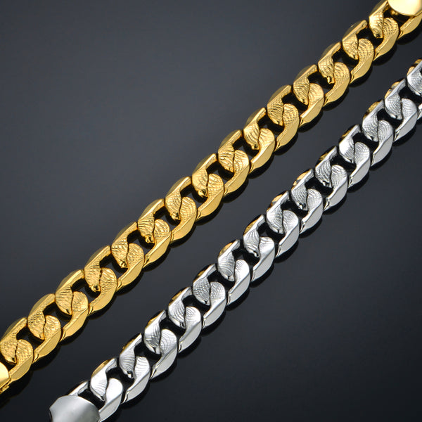 Gold Thick Icy Bracelet