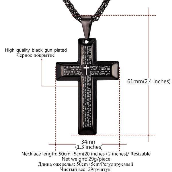 Visually Lovely Cross Pendant