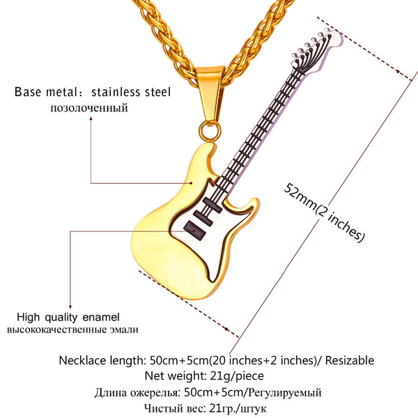 Guitar God Pendant