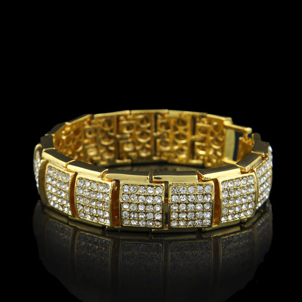 S & Co Steel Men's Luxury Link Bracelet- Gold | Konga Online Shopping